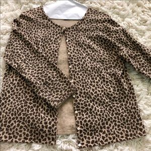Ann Taylor Cheetah Sweater